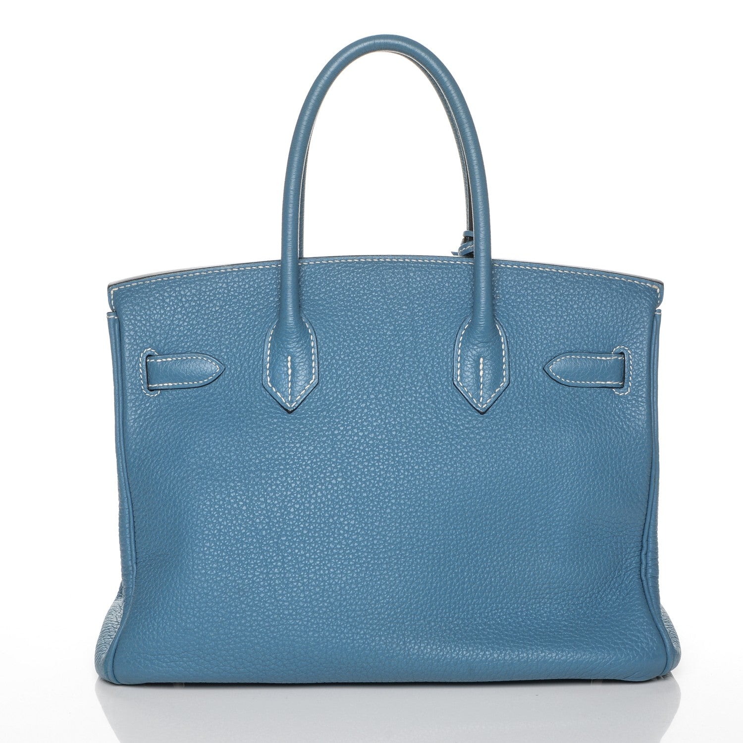 Hermes Togo Birkin 30 Blue Jean 4 of 27