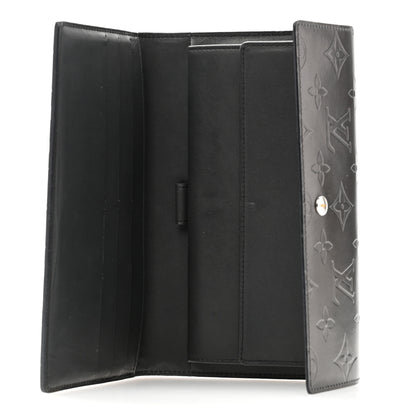Louis Vuitton Mat Monogram Porte Tresor International Black 5 of 11