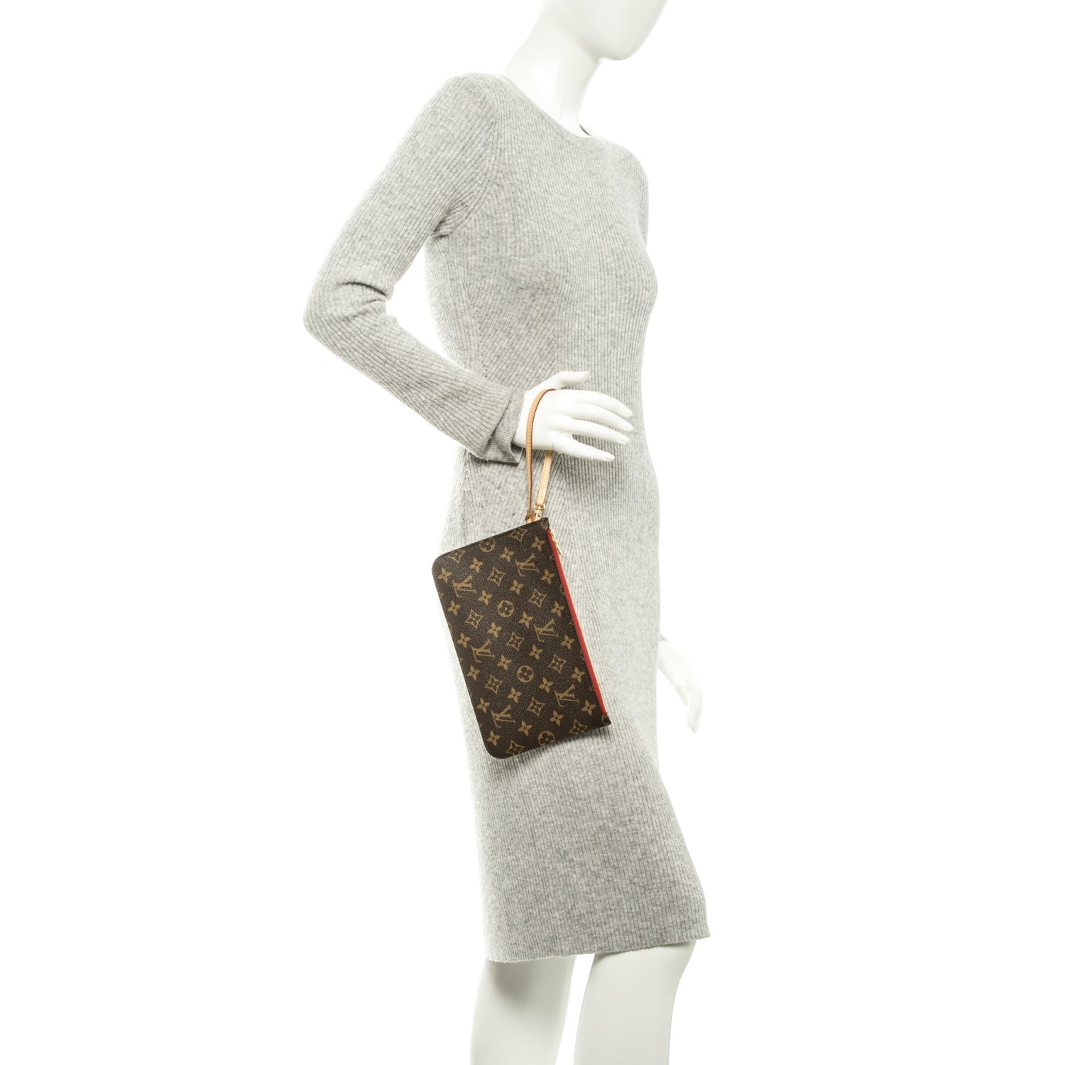 Louis Vuitton Monogram Neverfull MM GM Pochette Cherry 2 of 7