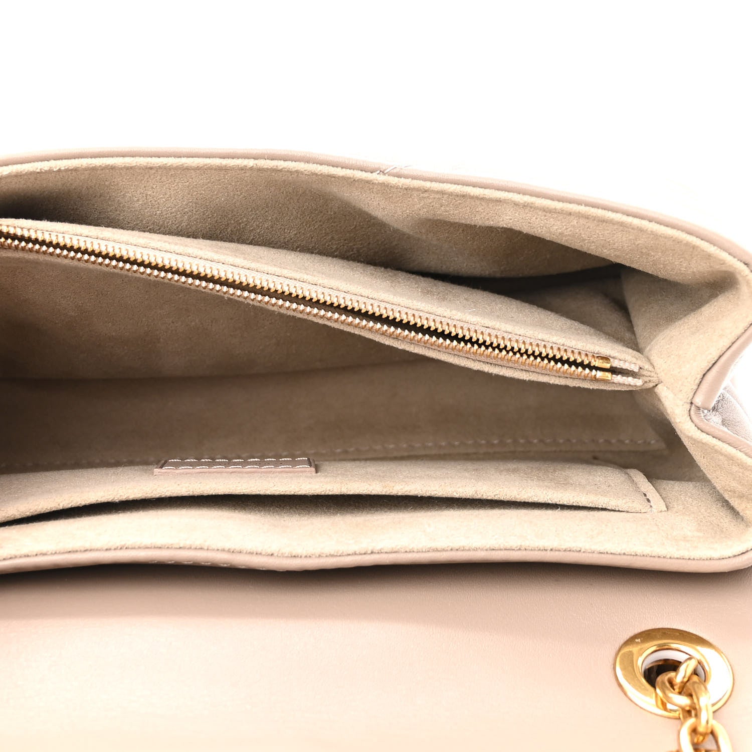 Louis Vuitton Calfskin LV New Wave Chain Bag Taupe 6 of 10