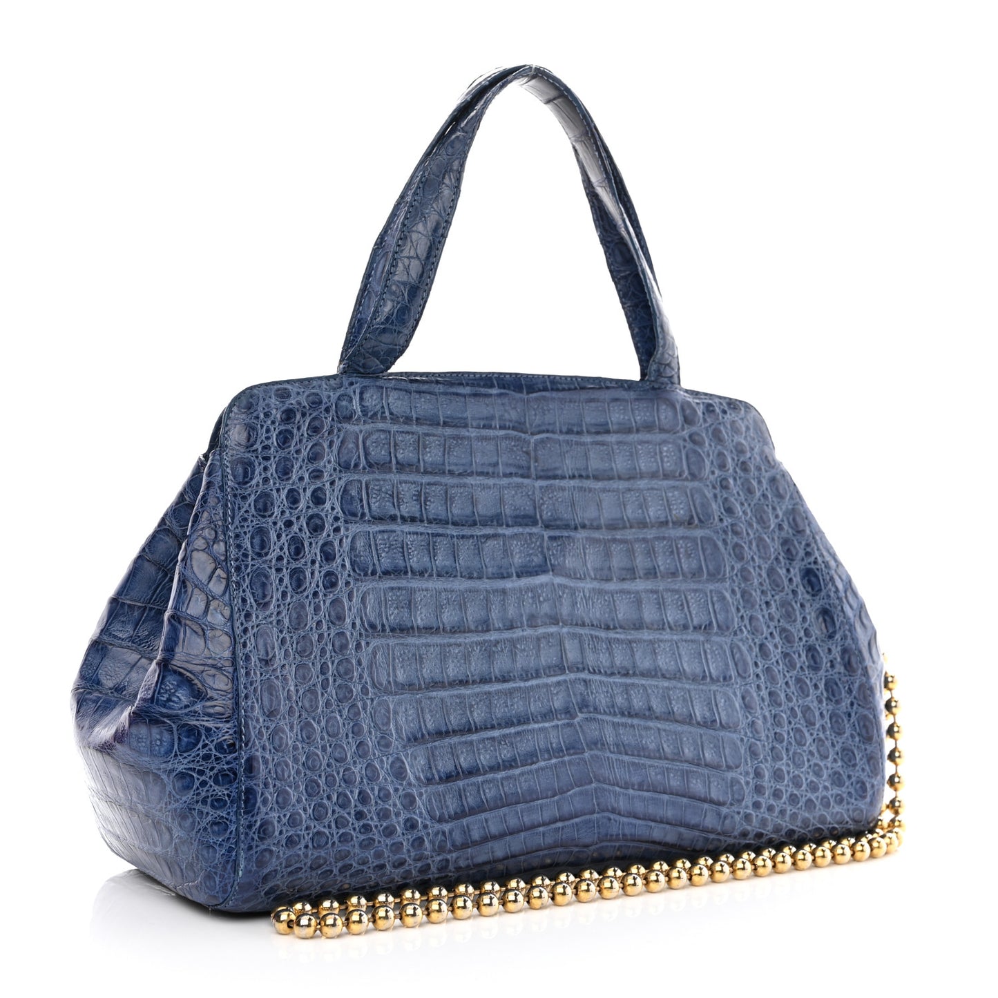 Crocodile Top Handle Blue