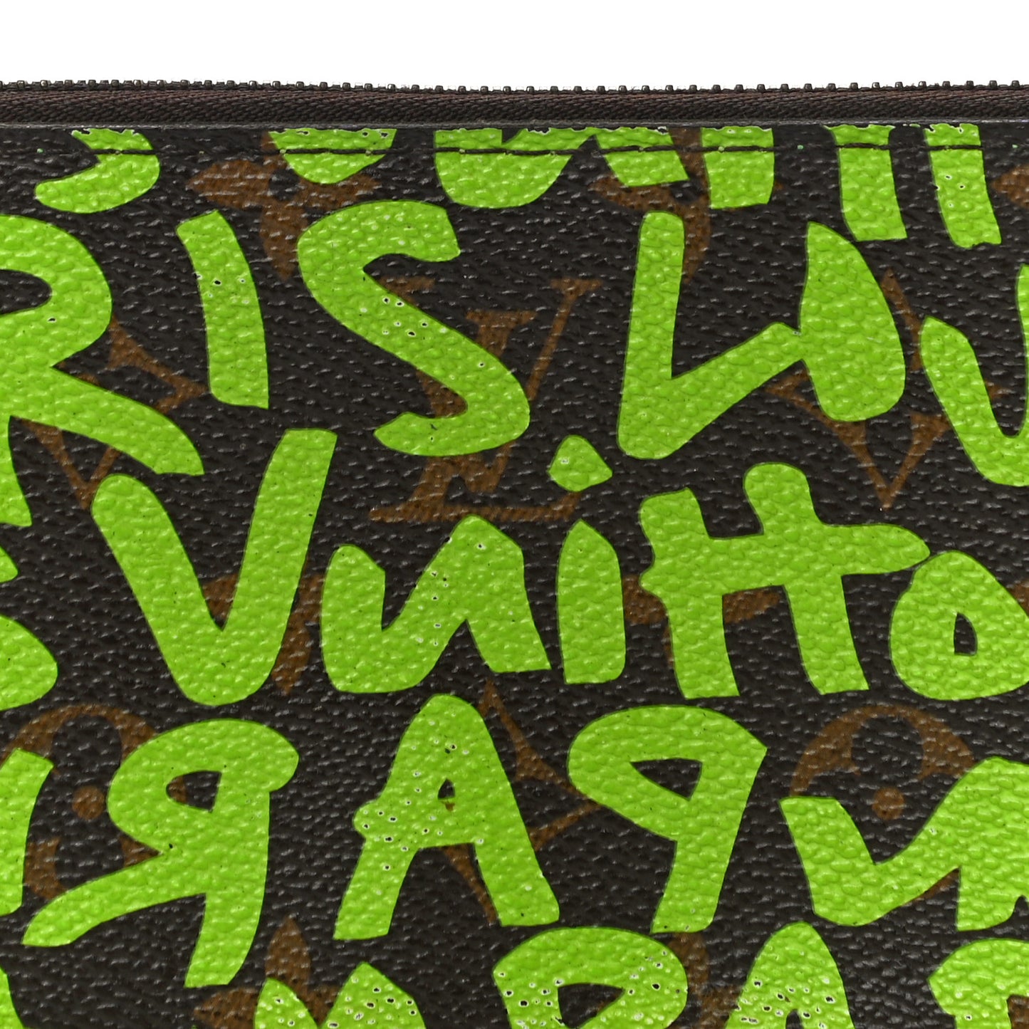 Monogram Graffiti Zippy Wallet Green