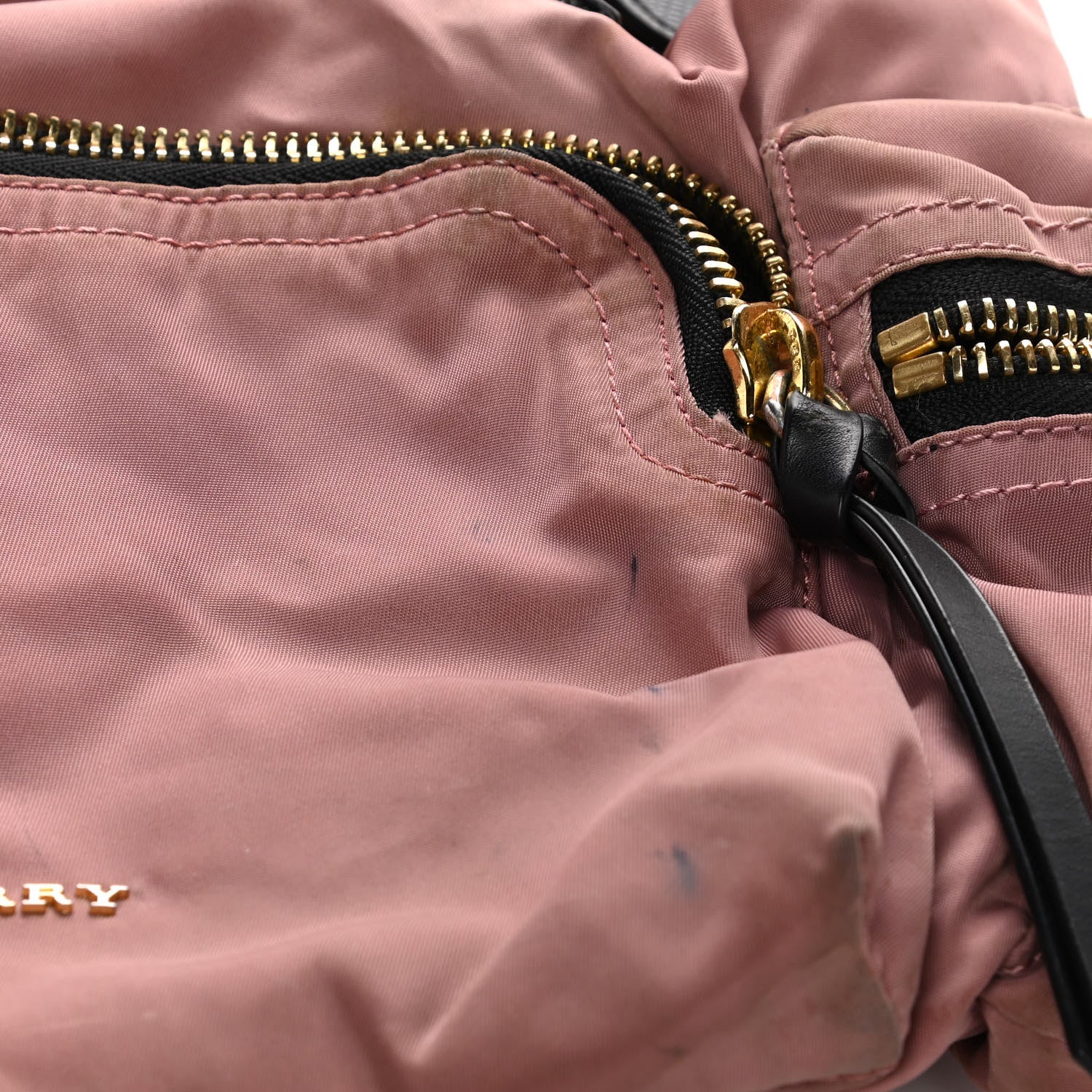 Burberry Nylon Medium Rucksack Backpack Mauve Pink 14 of 17
