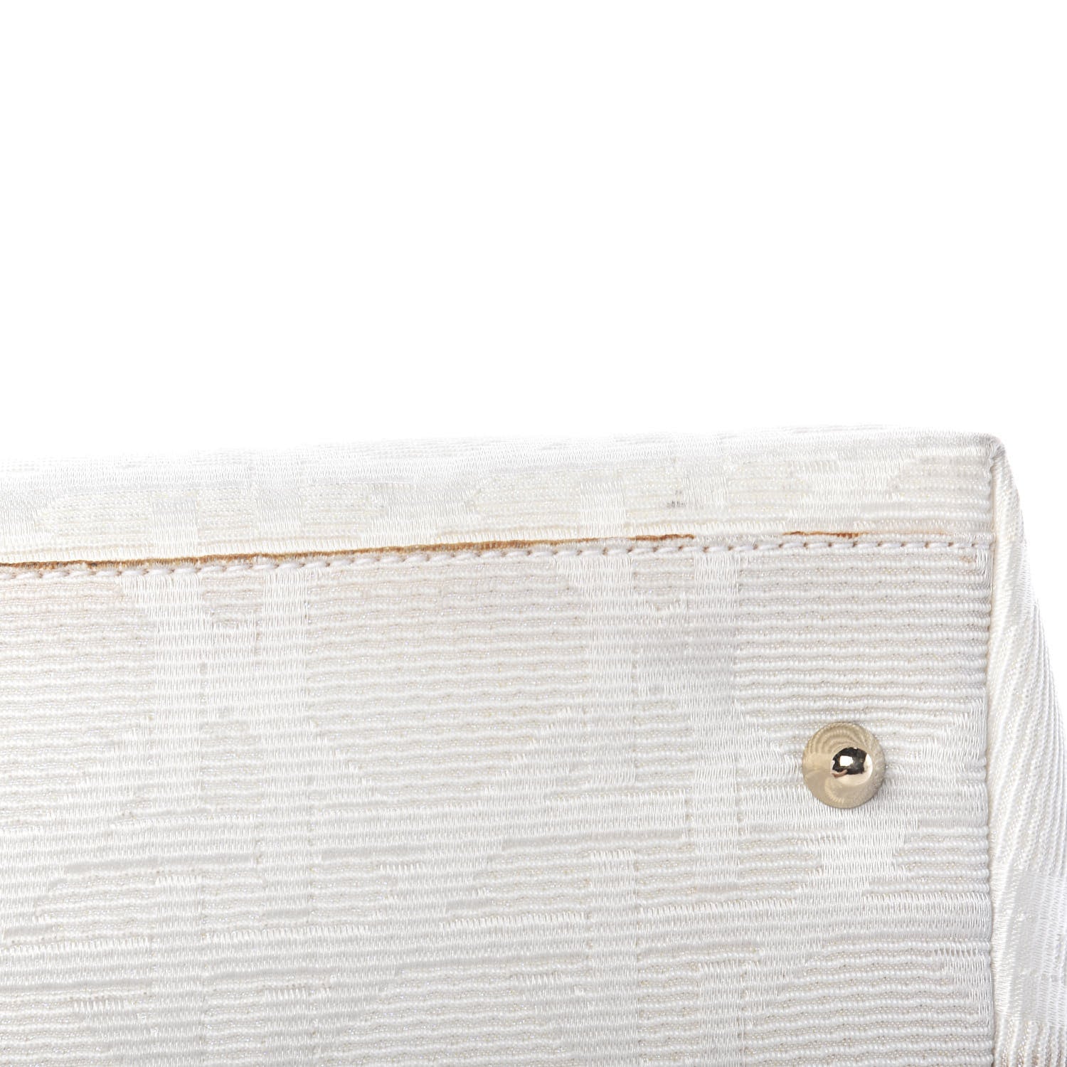 Christian Dior Canvas Cannage Small Soft Lady Dior Shopping Tote White 11 of 16