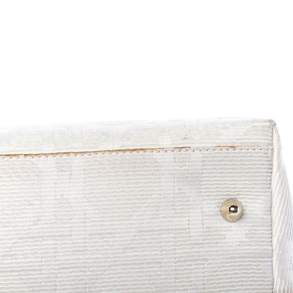 Christian Dior Canvas Cannage Small Soft Lady Dior Shopping Tote White 11 of 16