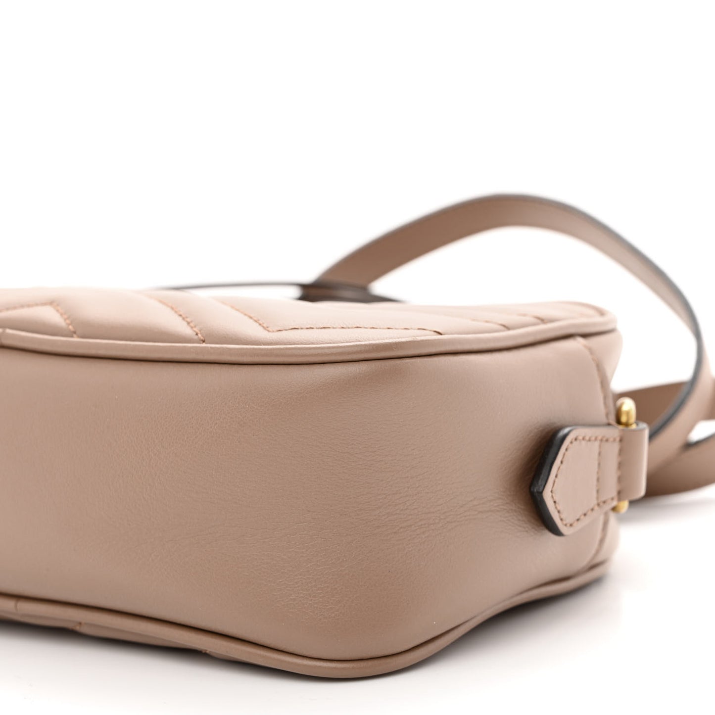 Calfskin Matelasse Mini GG Marmont Chain Shoulder Bag Porcelain Rose