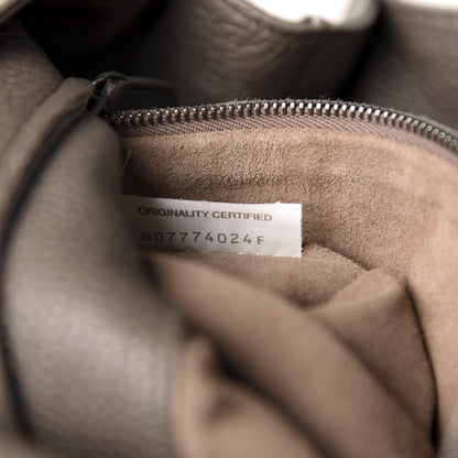 Bottega Veneta Cervo Lavato Deerskin Hobo Dark Cement New Steel 9 of 10