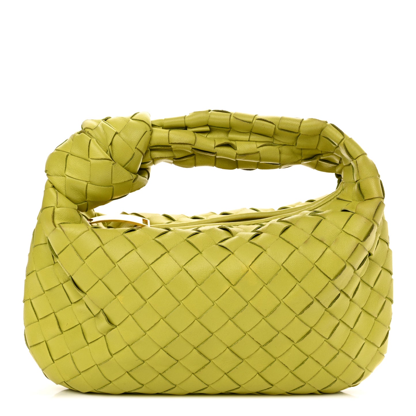 Nappa Intrecciato Mini Jodie Kiwi