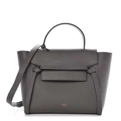 Celine Grained Calfskin Micro Belt Bag Grey 1 of 9