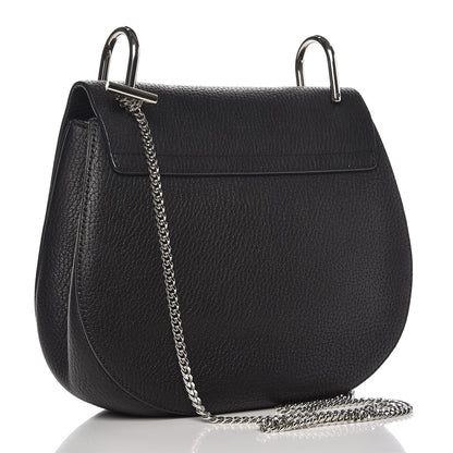 Chloe Grained Lambskin Drew Shoulder Bag Black 3 of 10