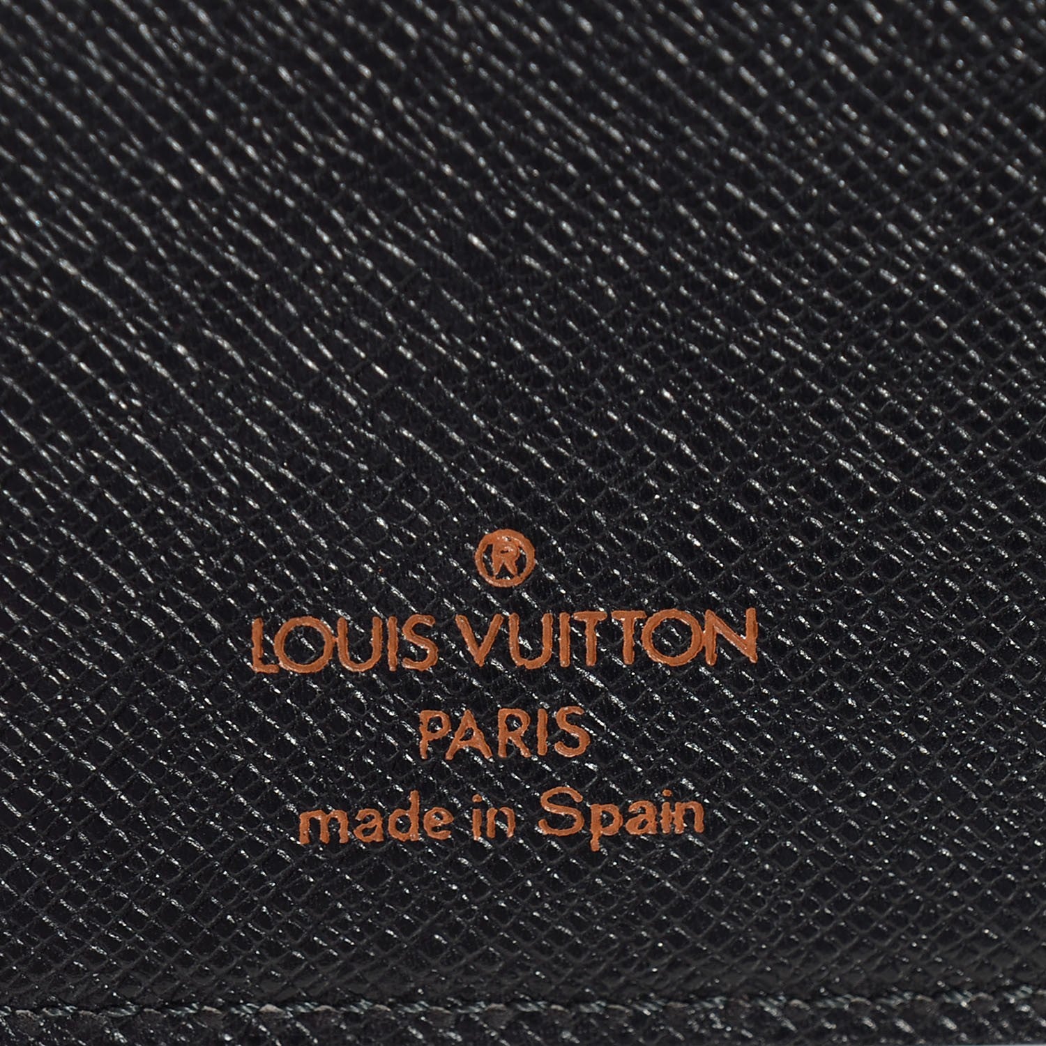 Louis Vuitton Epi Small Ring Agenda Cover Black 6 of 7