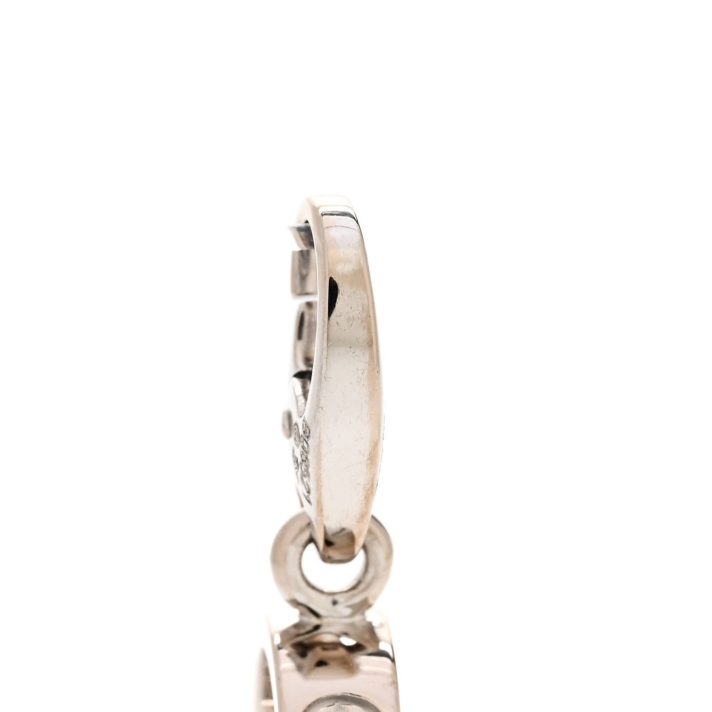 18K White Gold LOVE Ring Charm