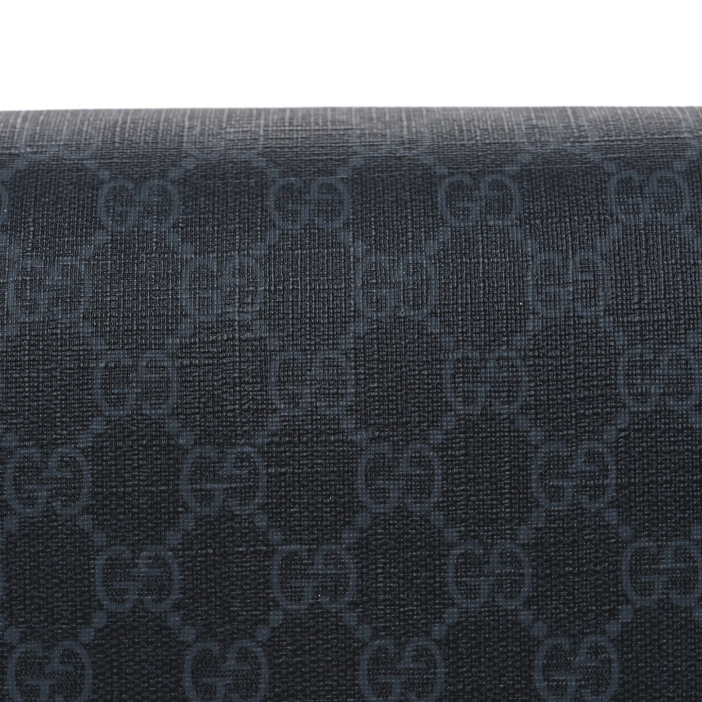 GG Supreme Monogram Appia Calfskin Web Crossbody Bag Black Grey