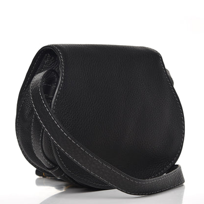 Chloe Calfskin Mini Marcie Round Crossbody Bag Black 3 of 8