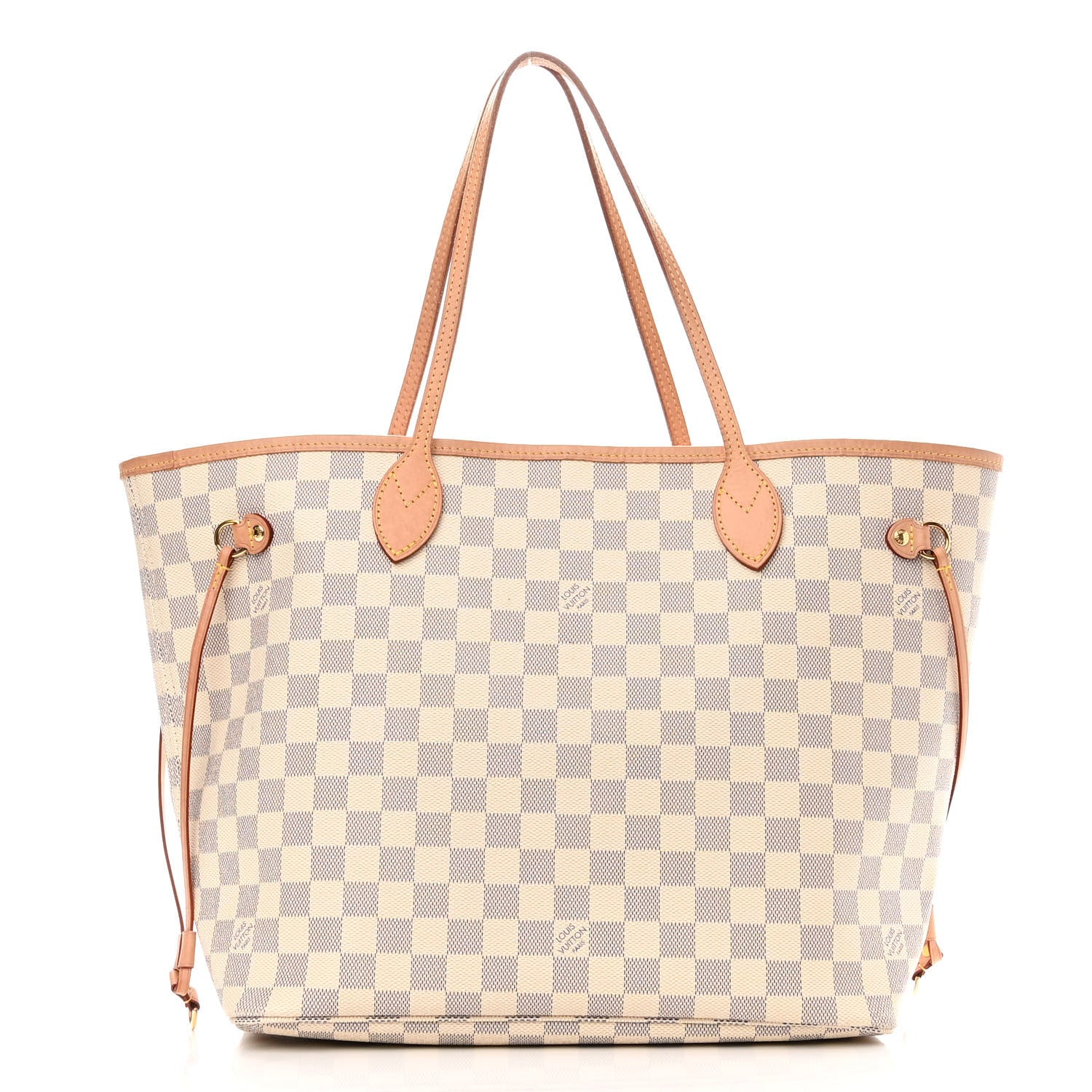 Louis Vuitton Damier Azur Neo Neverfull MM Rose Ballerine 3 of 13
