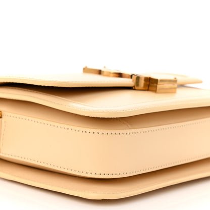 Saint Laurent Smooth Calfskin Small Solferino Satchel Ivory Natural 8 of 10