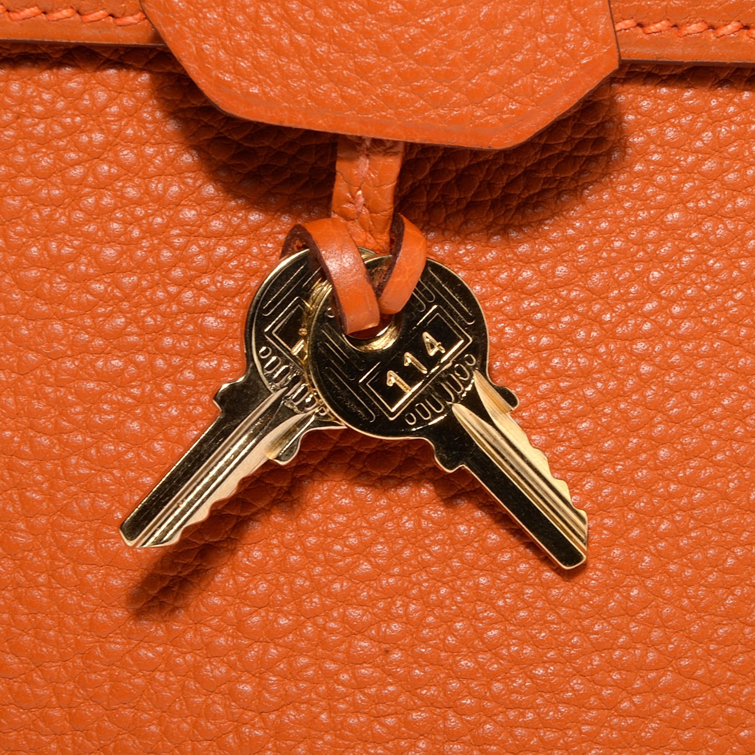Hermes Togo Kelly Sellier 32 Orange 27 of 27