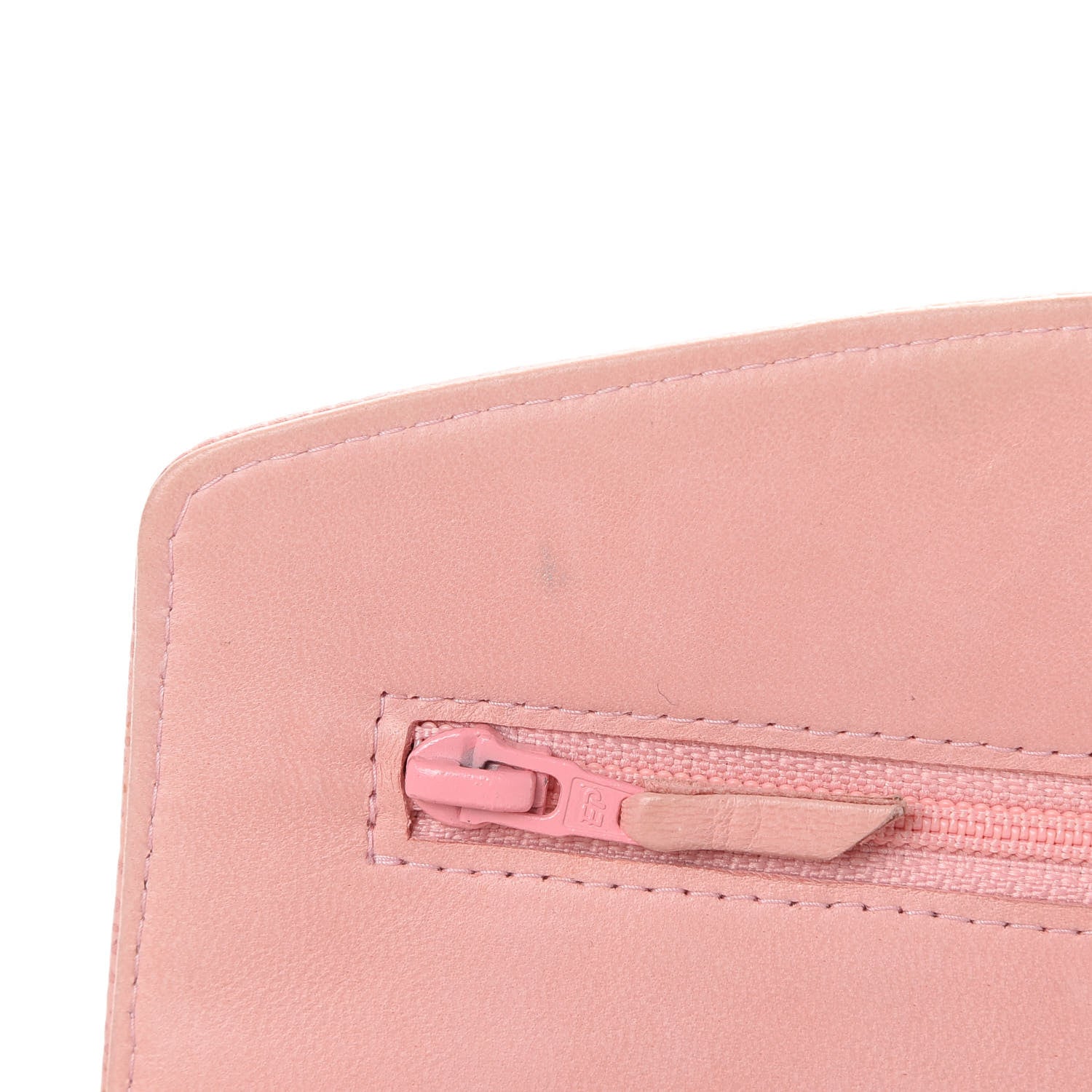 Chanel Caviar Timeless CC Wallet On Chain WOC Pink 13 of 14