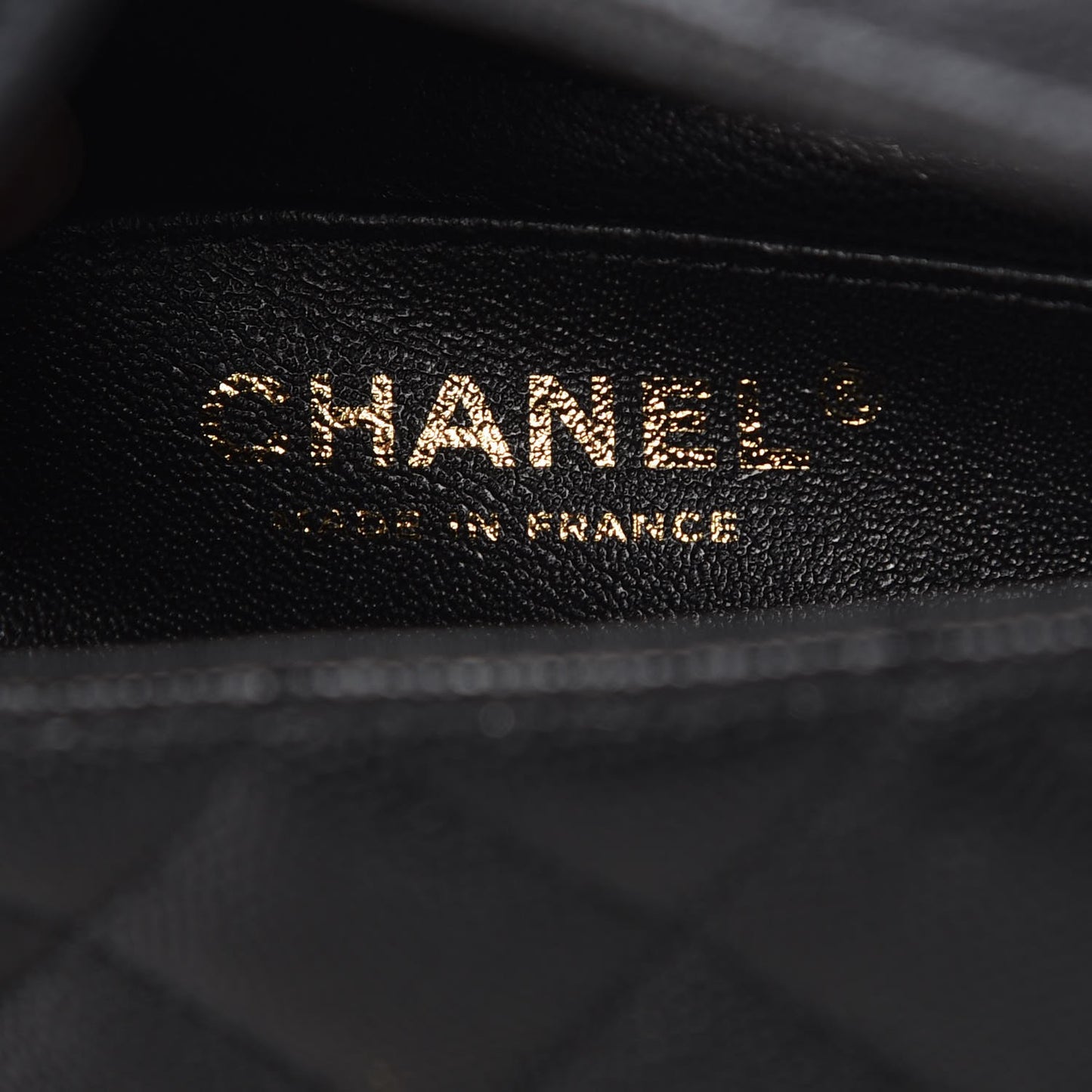 Caviar Quilted Mini Rectangular Flap Black
