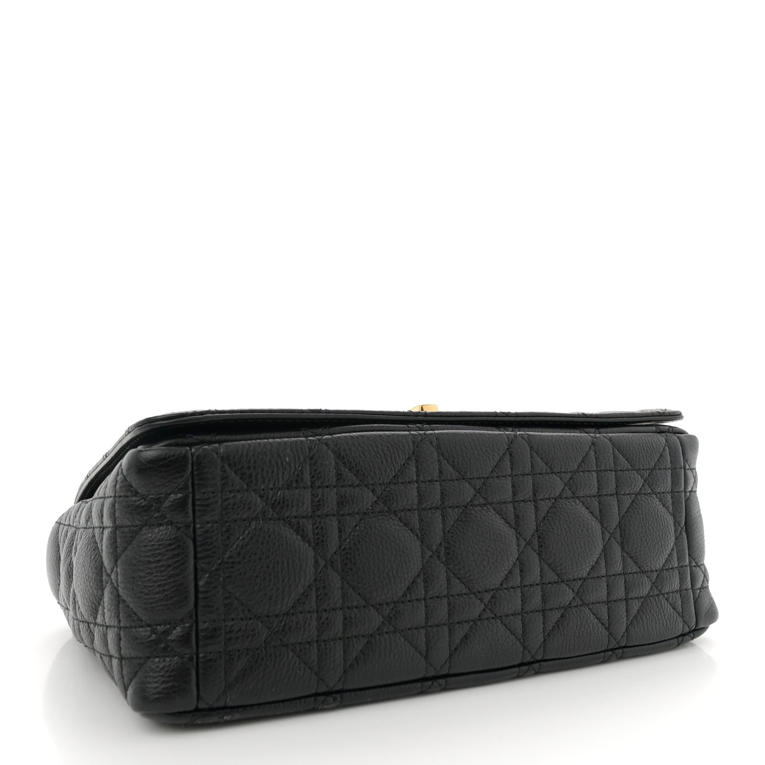 Christian Dior Calfskin Cannage Medium Caro Bag Black 4 of 12