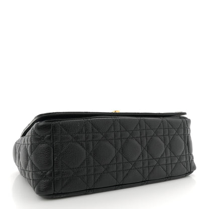Christian Dior Calfskin Cannage Medium Caro Bag Black 4 of 12