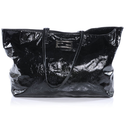 Fendi Patent Tote Black 1 of 8