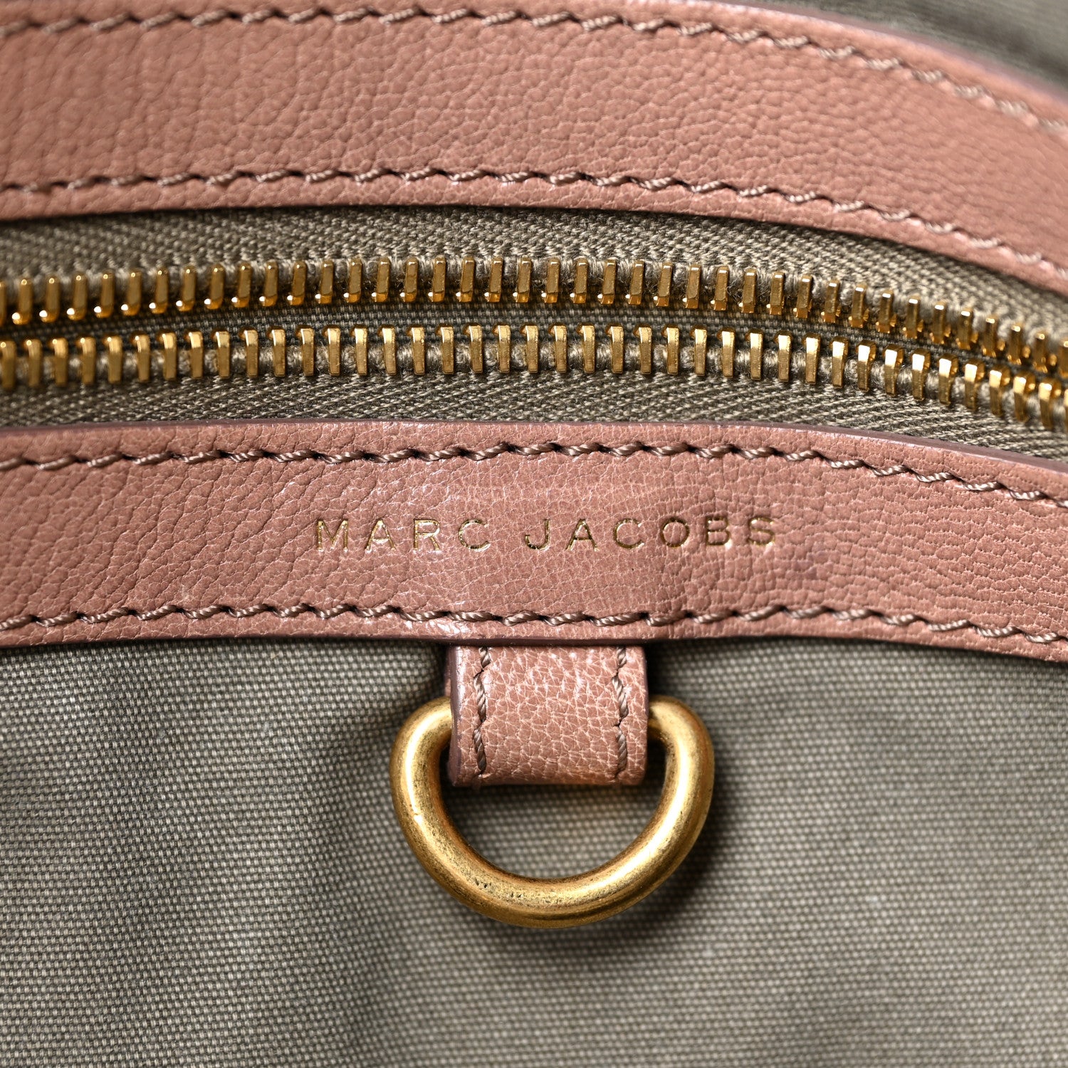 Marc Jacobs Calfskin Quilted Rio Satchel Tote Bag Brown 6 of 16
