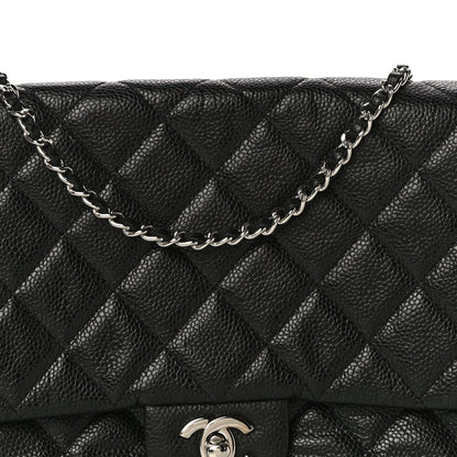 Chanel Caviar Quilted Clutch With Chain Flap Black 8 of 17