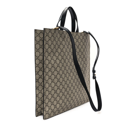 Gucci GG Supreme Monogram L'Aveugle Par Amour Print Vertical Tote Black 3 of 10