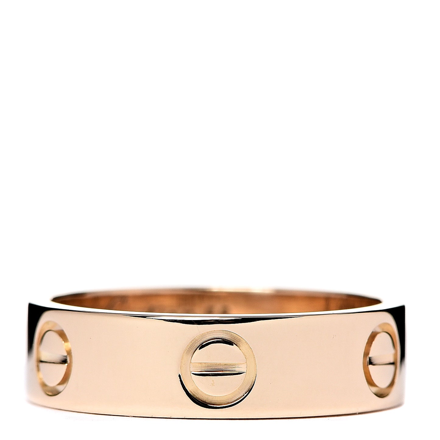 18K Yellow Gold 5.5mm LOVE Ring 56 7.5