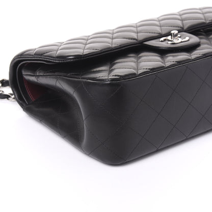 Chanel Lambskin Quilted Jumbo Double Flap Black 5 of 13
