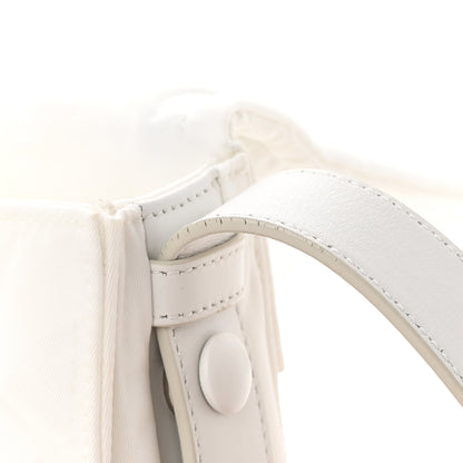 Prada Re-Nylon Vitello Padded Small Flap Shoulder Bag White 13 of 16