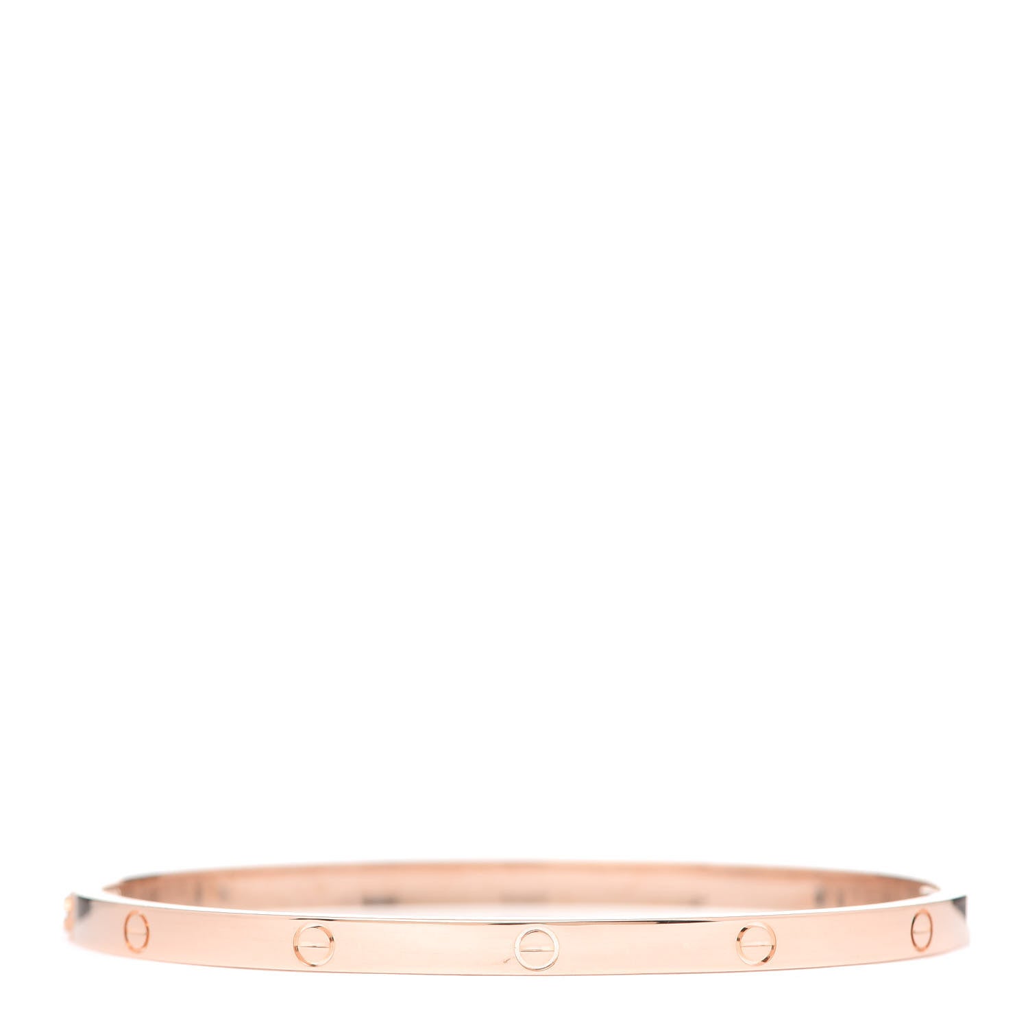 Cartier 18K Pink Gold Small LOVE Bracelet 17 1 of 6