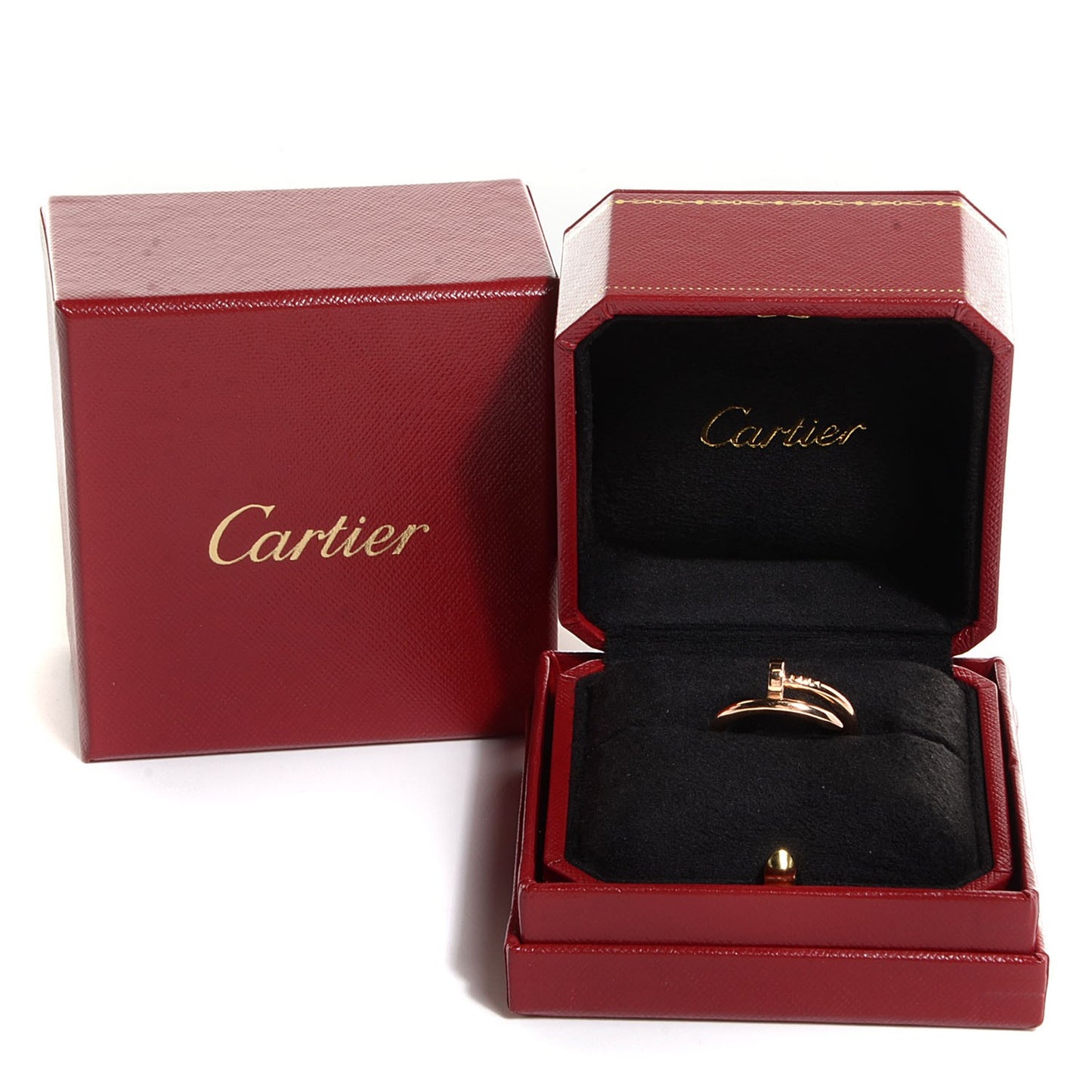 18K Pink Gold Juste Un Clou Ring Size 60 US 9