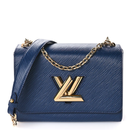 Louis Vuitton Epi Twist Shoulder Bag MM Indigo 1 of 10