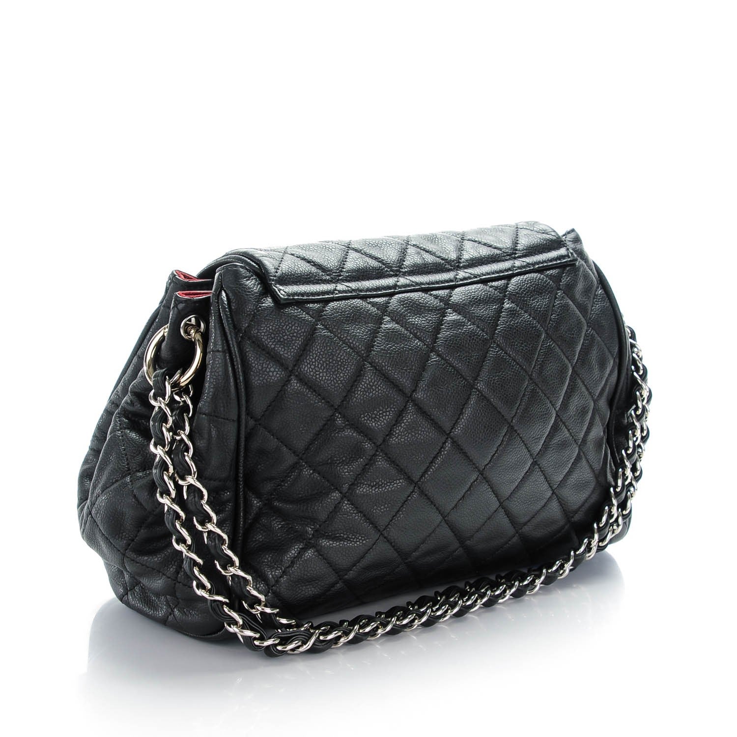 Chanel Caviar Quilted Timeless Accordion Flap Black 3 of 7