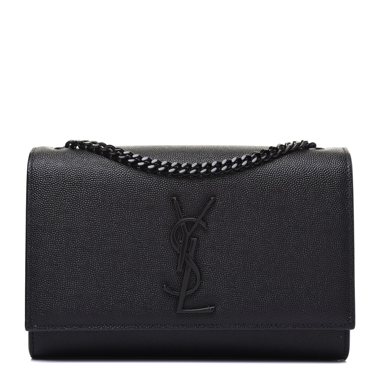 Grain De Poudre Small Monogram Kate Satchel Black