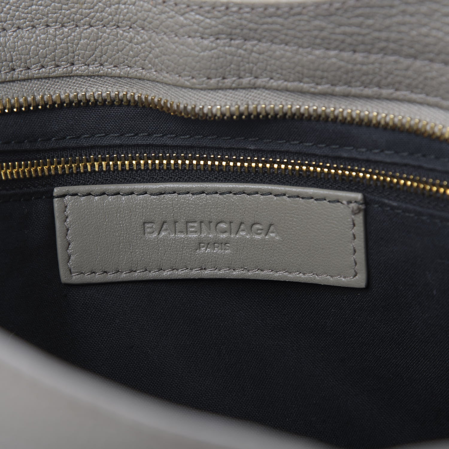 Balenciaga Chevre Gold Metallic Edge Hardware City Gris Taupe 6 of 9