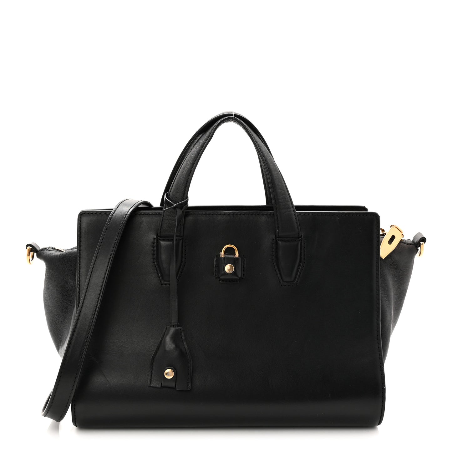 Calfskin Pelican Satchel Black