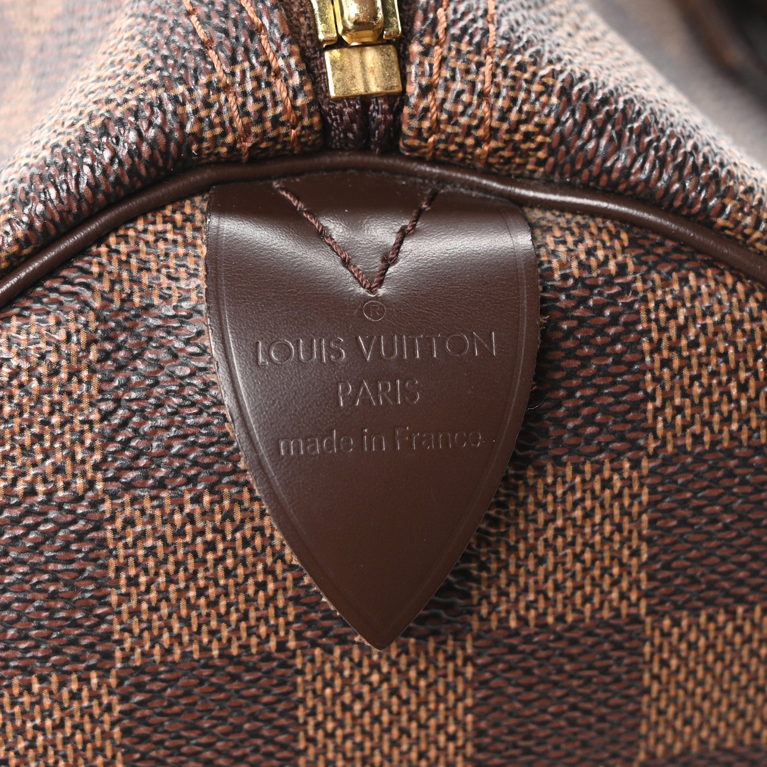 Louis Vuitton Damier Ebene Speedy 30 6 of 9