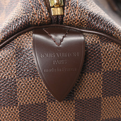 Louis Vuitton Damier Ebene Speedy 30 6 of 9