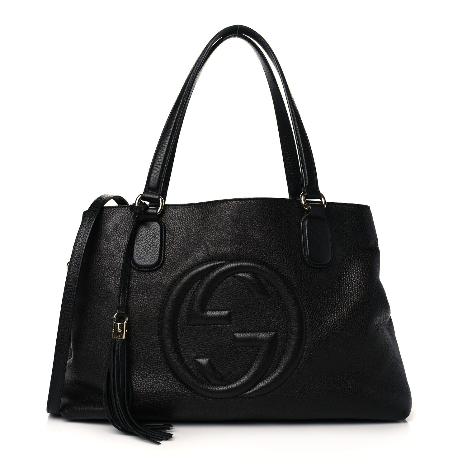 Gucci Cellarius Calfskin Medium Soho Working Tote Black 1 of 10