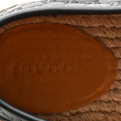 Gucci Microguccissima Signature Espadrilles 38 Black 8 of 9