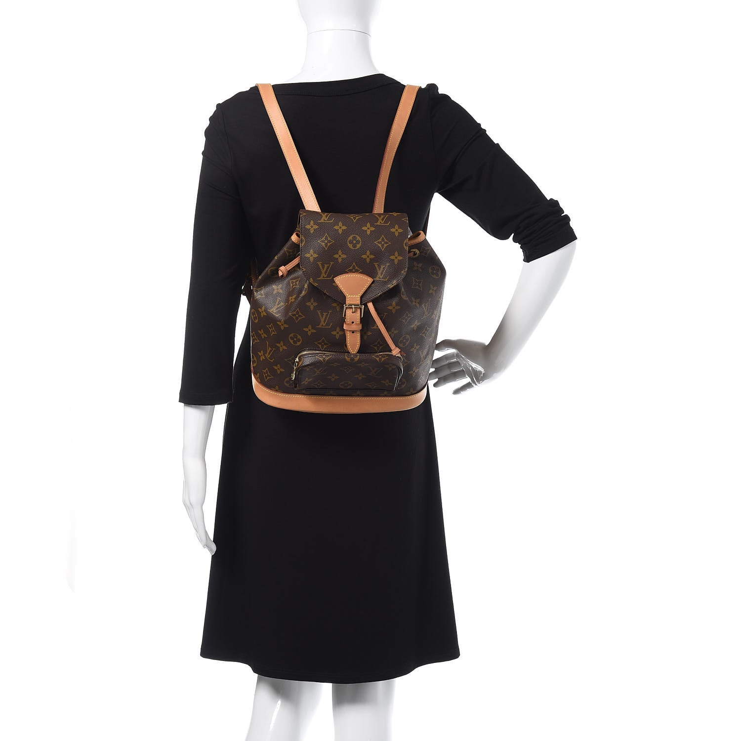 Louis Vuitton Monogram Montsouris MM Backpack 2 of 11