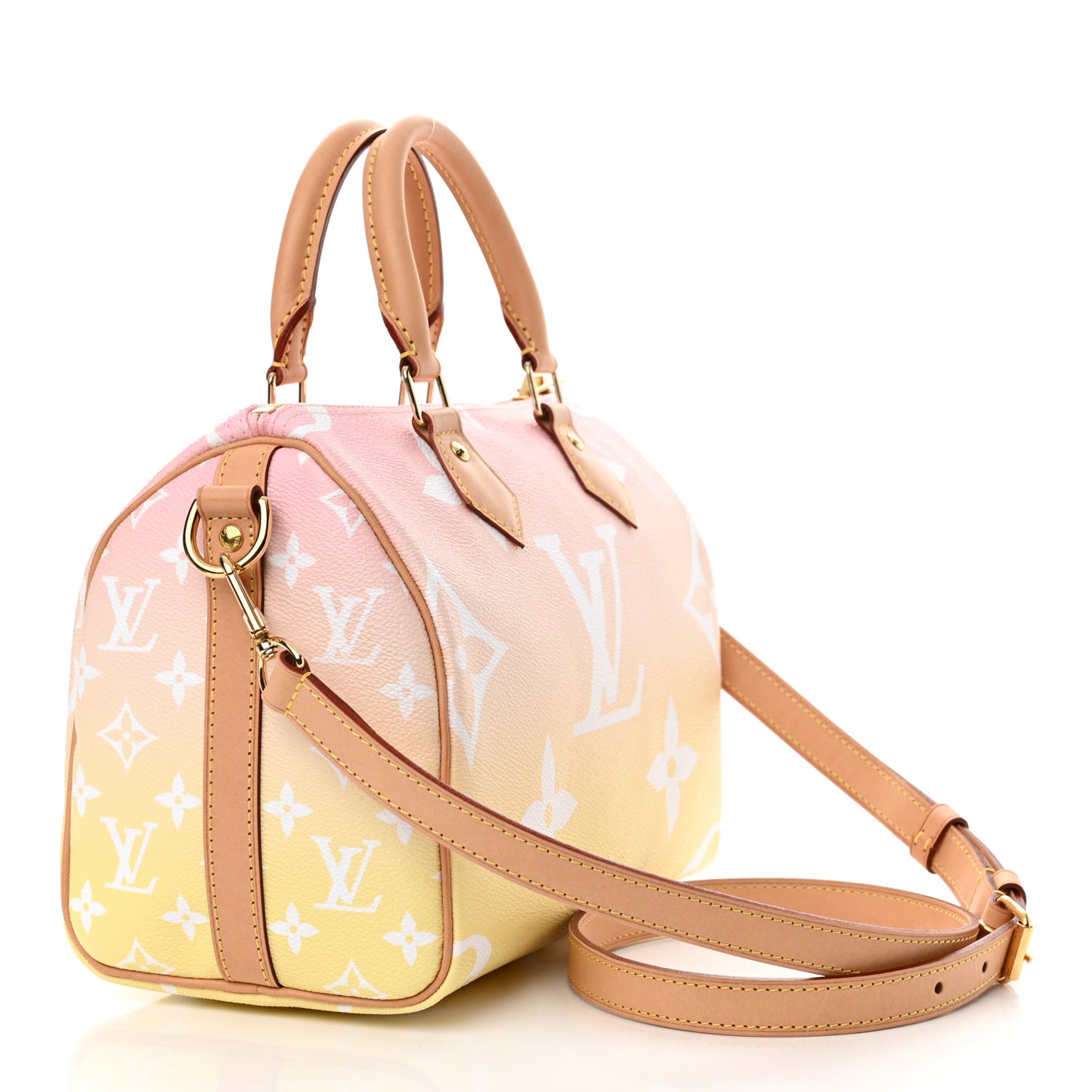 Monogram Giant By The Pool Speedy Bandouliere 25 Light Pink