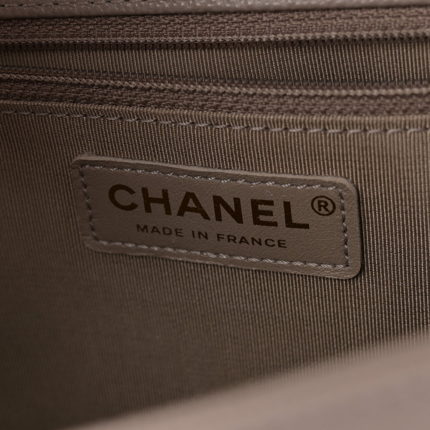 Chanel Caviar Quilted Large Boy Flap Beige 6 of 12