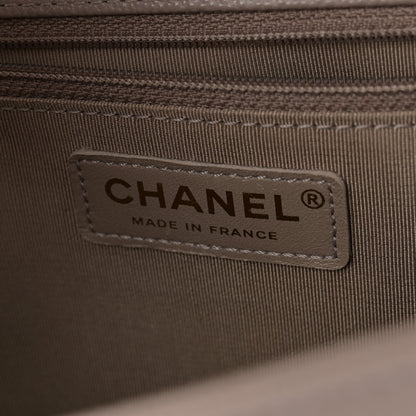 Chanel Caviar Quilted Large Boy Flap Beige 6 of 12