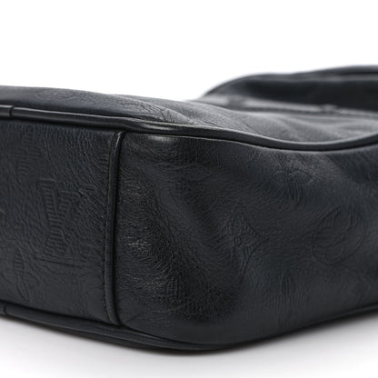 Louis Vuitton Calfskin Monogram Shadow Danube PM Black 8 of 10