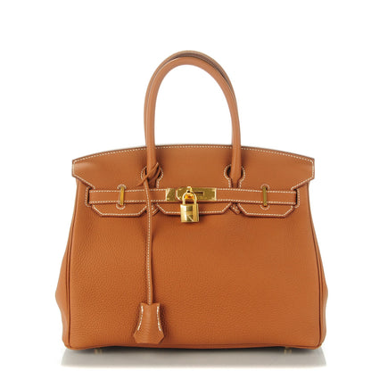 Hermes Togo Birkin 30 Gold 1 of 23