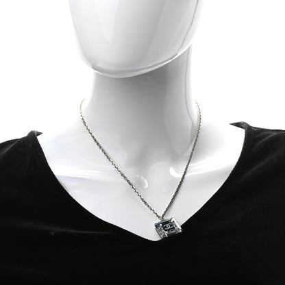 Chanel Lucite CC Square Charm Necklace 2 of 5